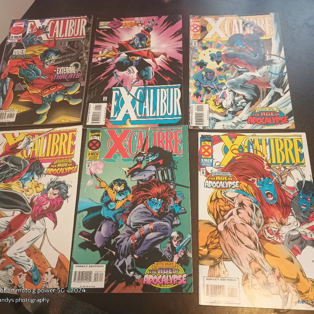 collection of Marvel comic books from the 1995 "Age of Apocalypse Bundle Lot - Picture 3 of 13
